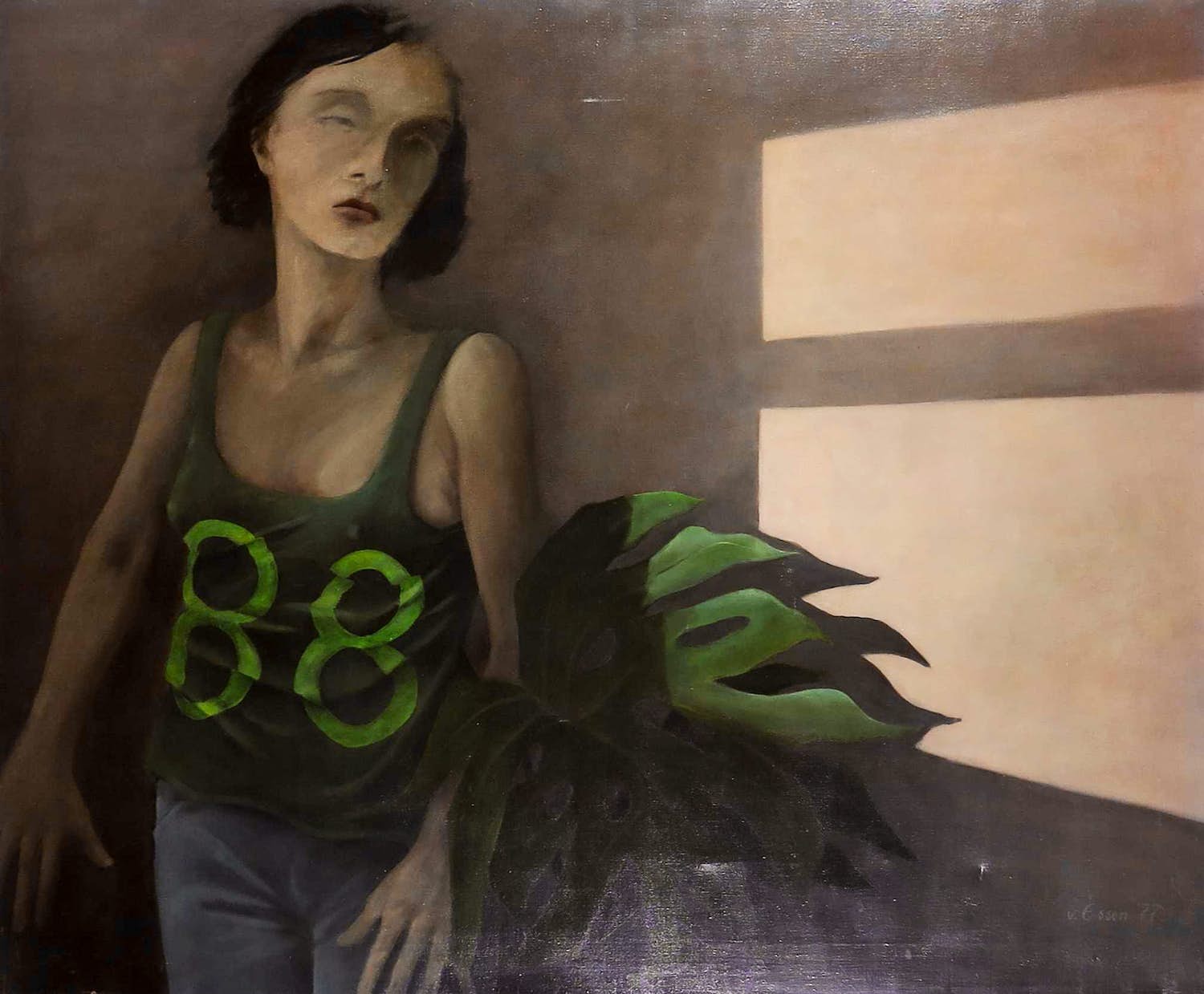 Rob van Essen - Olieverf op doek, 88 (Groot) verkocht voor € 1!