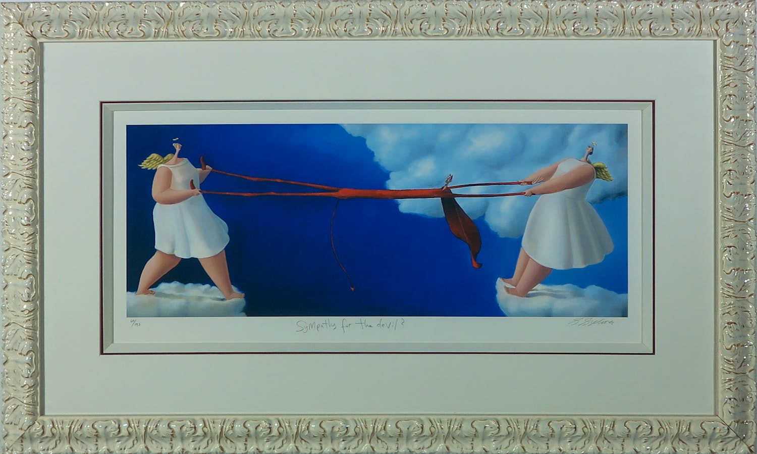 Sarah-Jane Szikora - Giclée, Sympathy for the devil? - Ingelijst kopen? Bied vanaf 80!