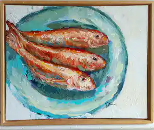 Tanja Koelemij - 3 rode mullen verkocht voor € 190!