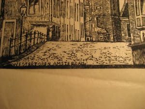 Jac. de Beer - Westertoren Amsterdam houtdruk kopen? Bied vanaf 1!