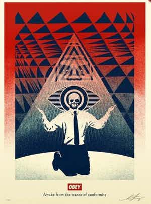 Shepard Fairey - Conformity Trance (Red) vendu pour 180€ !