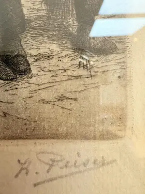 Kurt Peiser - 2 gesigneerde lithos in typische PEISER stijl kopen? Bied vanaf 200!