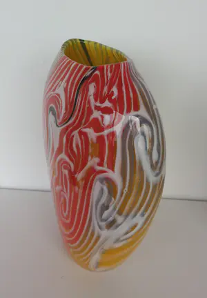 Richard Price - Set van drie kleurrijke glazen vazen kopen? Bied vanaf 250!