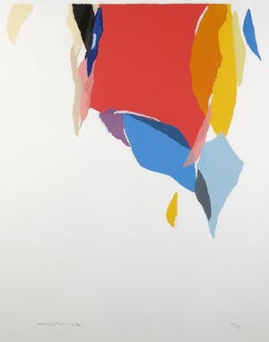 Gerard 't Hart - Litho, Zonder titel - Ingelijst kopen? Bied vanaf 35!
