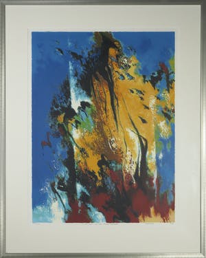 Mattie Schilders - Zeefdruk, In het licht van een vroege ochtend - Ingelijst (Groot) kopen? Bied vanaf 40!