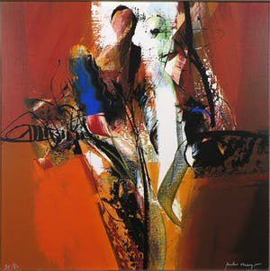 Peter Meijer - Zeefdruk, Zonder titel - Ingelijst kopen? Bied vanaf 50!