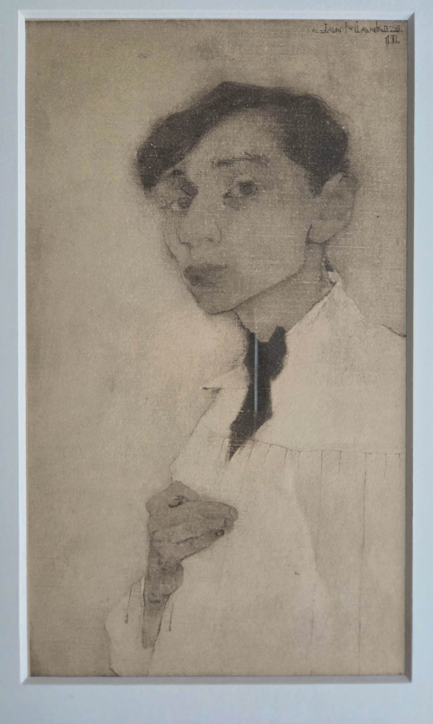 Jan Mankes - Zelfportret. Ingelijst. kopen? Bied vanaf 99!