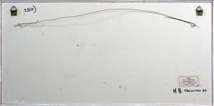 Paul Overhaus - Acryl op board, Blauwe wolk - Ingelijst kopen? Bied vanaf 70!