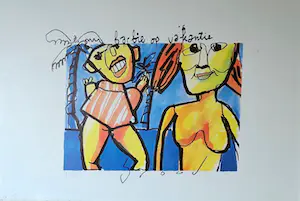 AcheterHerman Brood - Barbie op vakantie - handgesigneerde litho - 125 ex.? Enchérissez de 1!