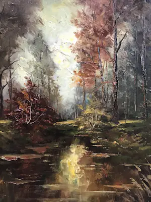 Gerardus Johannes Ernens - Bosbeek. kopen? Bied vanaf 200!