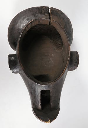 Niet of onleesbaar gesigneerd - Hout, Gestoken apen masker kopen? Bied vanaf 1!