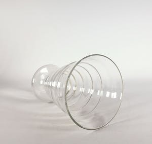 Royal Leerdam - Glas, Lot van 4 blankglazen vaasjes. kopen? Bied vanaf 1!