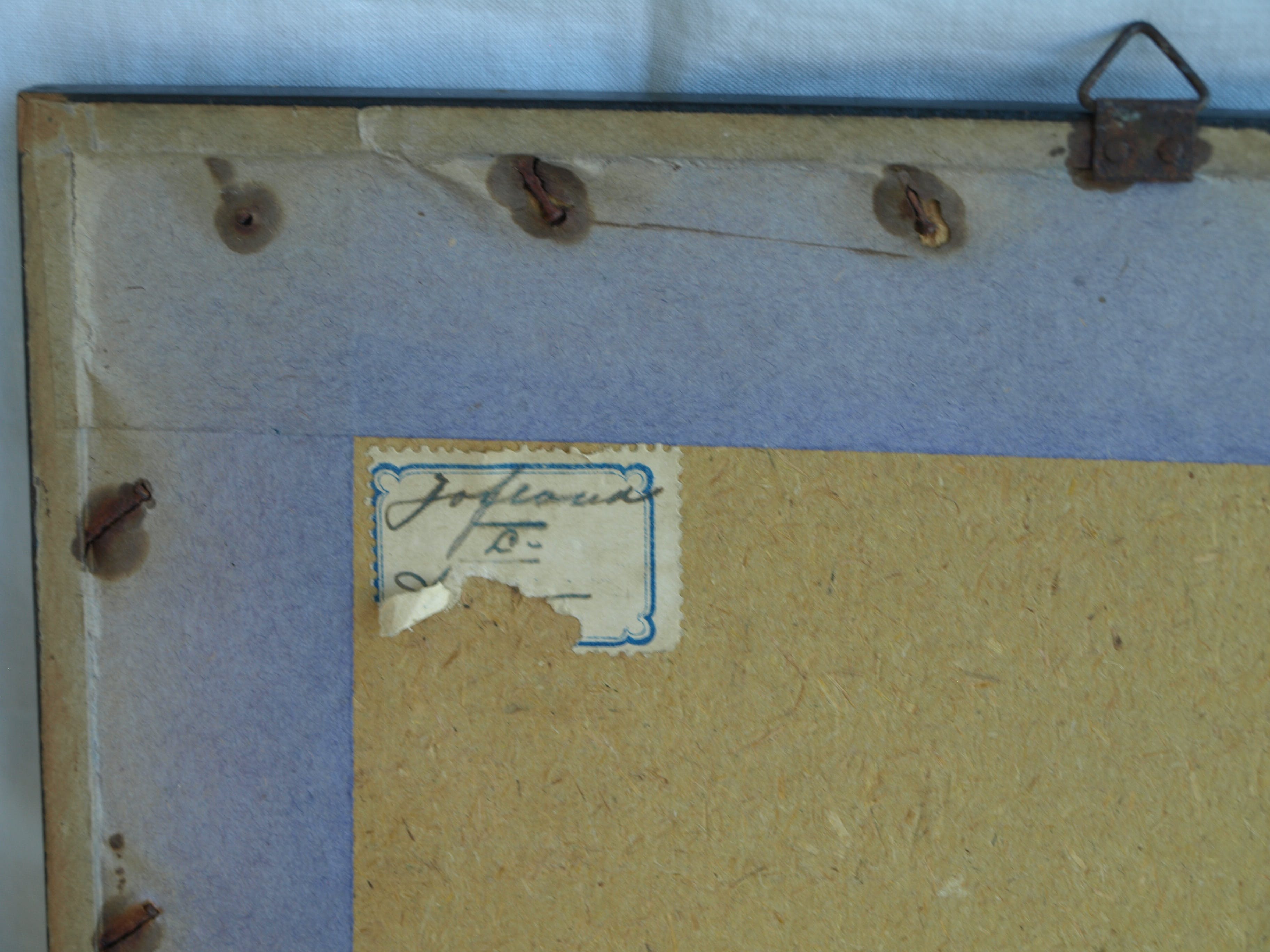 Johannes Josseaud - Ets , St Anna Dwarsstraat Amsterdam – gesigneerd & ingelijst – ca 1920 kopen? Bied vanaf 10!