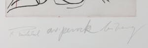 A.R. Penck - en Frank Breidenbruch - Ets en aquatint, Zonder titel kopen? Bied vanaf 1!