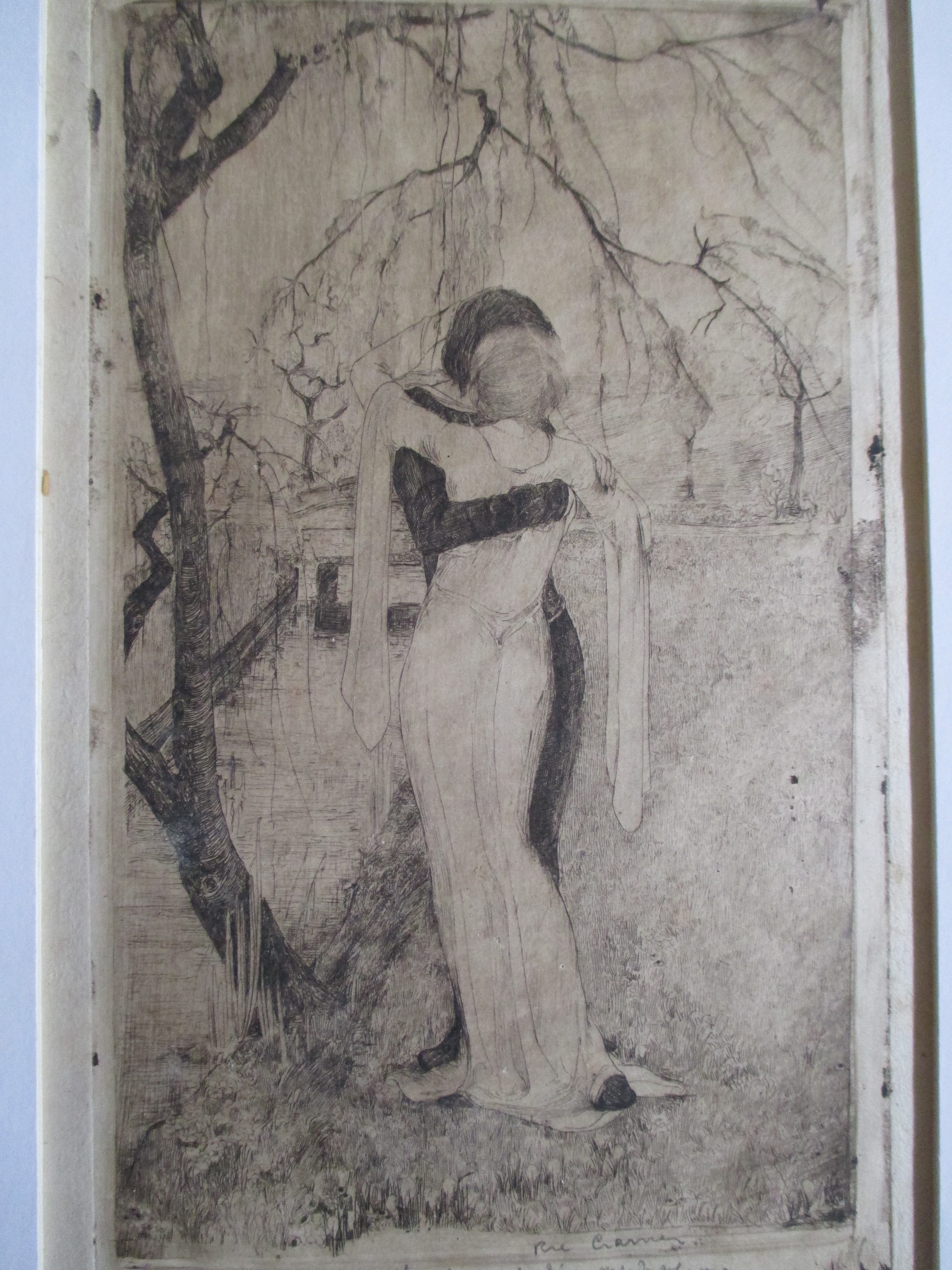 Rie Cramer - Ets"De Kus" verkocht voor € 35!