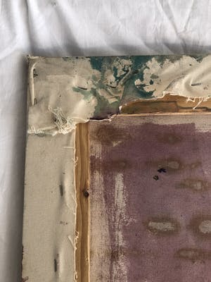 Niet of onleesbaar gesigneerd - Compositie op paars kopen? Bied vanaf 1!