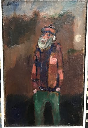 Theo van der Horst - Schilderij olieverf op doek, zonder titel, gesigneerd kopen? Bied vanaf 95!