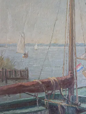 Leonard Pieter Versteeg - Loosdrecht. Zeilschepen. kopen? Bied vanaf 495!