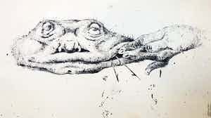 Melle Oldeboerrigter - lot van 2: litho en incomplete map (12 van de 14) reproducties verkocht voor € 65!