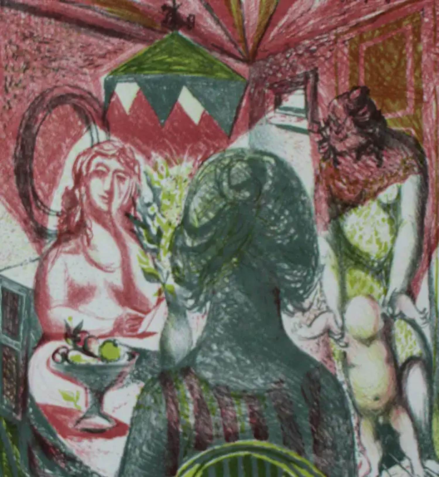Nicolaas Wijnberg - Litho: Interieur - 1947 kopen? Bied vanaf 60!
