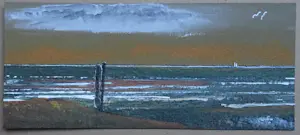 Franklin Meijer - Waddenzee - 3 x kavel acryl studies kopen? Bied vanaf 20!