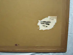 Jan Meijer - Ingelijste inkttekening , In het bos bij ?? Frankrijk - 1951 kopen? Bied vanaf 100!