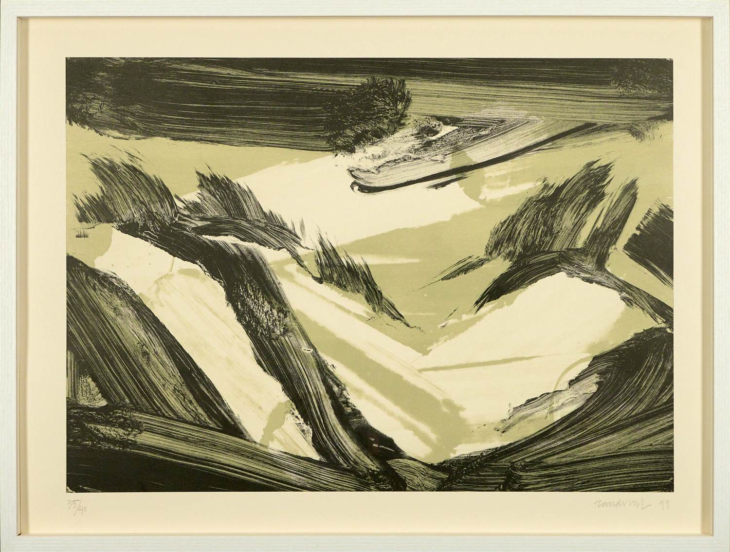 Robert Zandvliet - Exklusives Set : Signierte Litho (gerahmt) & Signiertes Buch verkocht voor € 890!