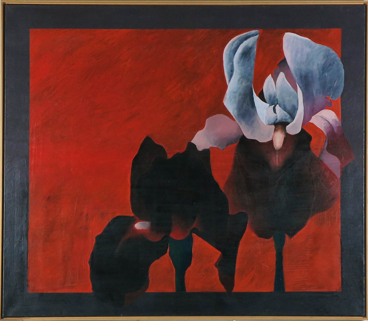 Rob Vermeer - Olieverf op doek, Nightflower (Zeer Groot!) kopen? Bied vanaf 150!