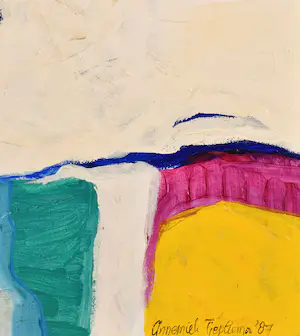 Annemiek Tjepkema - Abstract kleurrijk kopen? Bied vanaf 100!