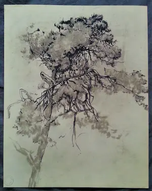 Dick Ket - 2 Mappen: Acht tekeningen van Vincent van Gogh en Dick Ket kopen? Bied vanaf 40!