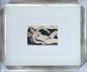 Corneille - "Valérie" - Aquarel en chinese inkt (Ingelijst) kopen? Bied vanaf 1590!