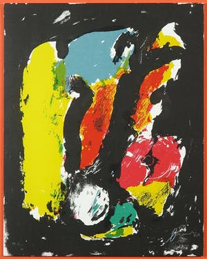 Eugene Brands - Litho, A night, a festival - Ingelijst kopen? Bied vanaf 1!