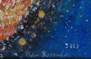 Bitia Rosendor - Acryl op hardboard, Ruimte kopen? Bied vanaf 1!