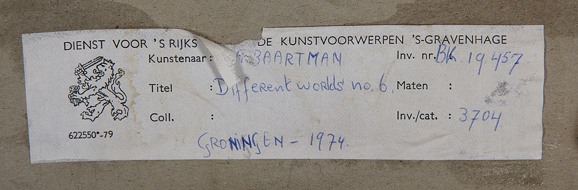 Hendrik Baartman - Different Worlds no 6 - Litho op papier - oplage 4/100 - BKR Groningen kopen? Bied vanaf 10!