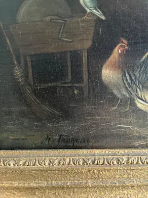 Hermanus van Tankeren - Stal met haan en kippen kopen? Bied vanaf 150!