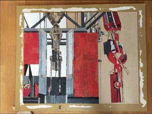 Niet of onleesbaar gesigneerd - Marchinerie [ J.J.Prins ] kopen? Bied vanaf 1!