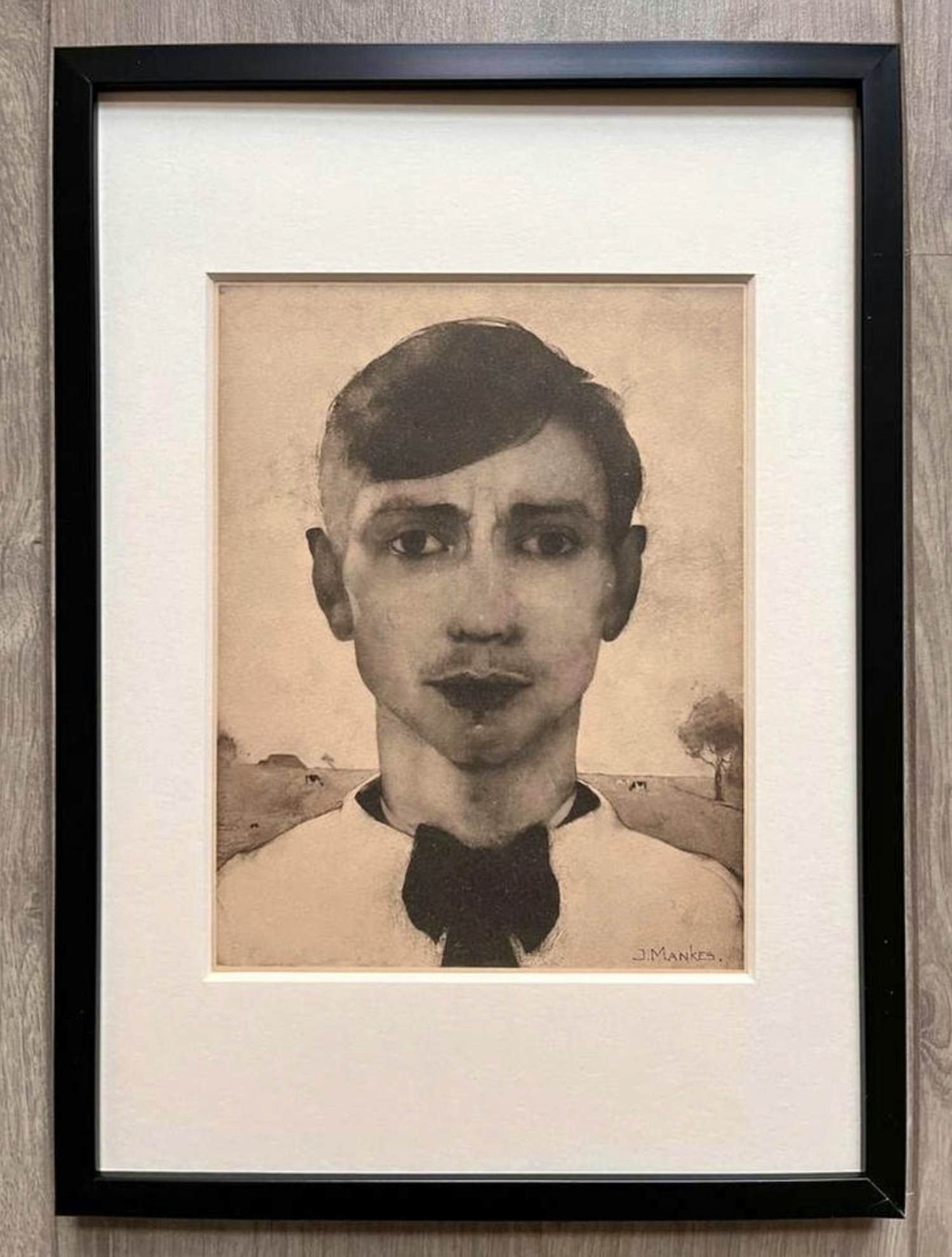 Jan Mankes - Originele Heliogravure Zelfportret 1923 kopen? Bied vanaf 95!