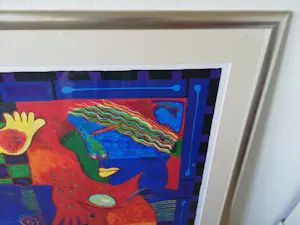 Clemens Briels - Prachtige zeefdruk van Briels ingelijst kopen? Bied vanaf 325!