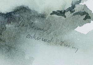 Marjan Nagtegaal - Aquarel, Onkruid (Zuring) - Ingelijst kopen? Bied vanaf 1!