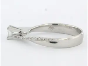 18k witgouden ring bezet met briljant geslepen diamant tot. 0,34ct kopen? Bied vanaf 425!