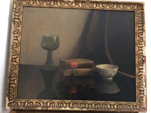 Nico Bruijnesteijn - Stilleven, Glaswerk, Boeken en Chinees Schaaltje kopen? Bied vanaf 40!