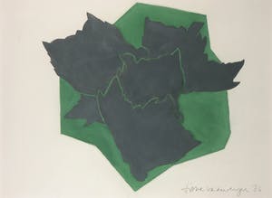 Tine van de Weyer - Pastelkrijt, Zonder titel - Ingelijst kopen? Bied vanaf 1!