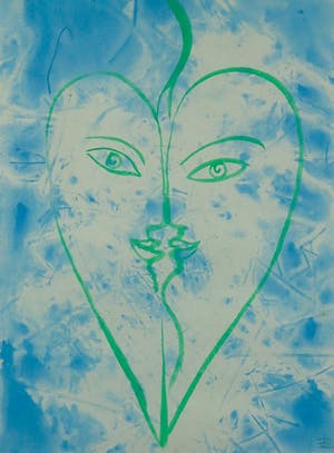 Peter Zondervan - Aquarel, Zonder titel - Ingelijst kopen? Bied vanaf 1!