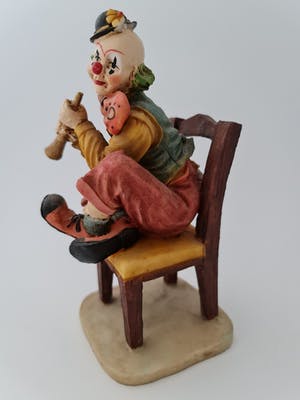 Niet of onleesbaar gesigneerd - Set van 4 Clowns kopen? Bied vanaf 1!