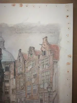 Anton Pieck - Zwarte Bijlsteeg Amsterdam kopen? Bied vanaf 49!