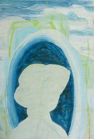 Tanja Smit - Gouache, Witte dame met hoed kopen? Bied vanaf 1!