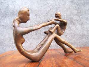 Brons (Onbekend) - Spel met kind. verkocht voor € 30!