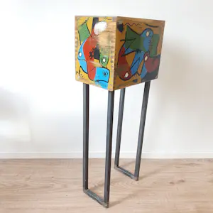 Christian van Hedel - Art Block S blauw epoxy kopen? Bied vanaf 25!