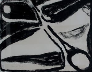 Bram van Velde - Abstracte litho - 1966 (zeer bijzondere lijst!) kopen? Bied vanaf 250!