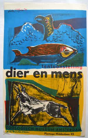 Dick Elffers - Dier en mens. verkocht voor € 50!